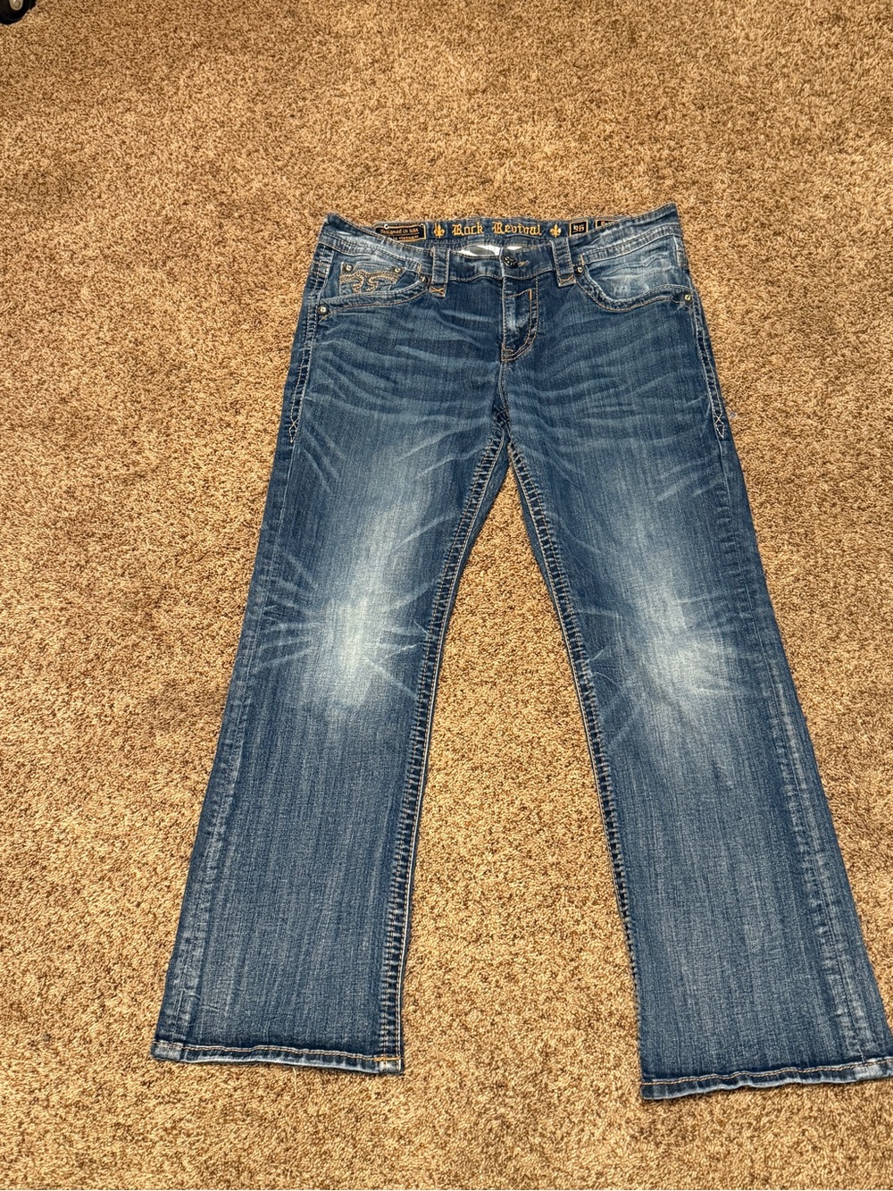 Medium Wash Blue Jeans